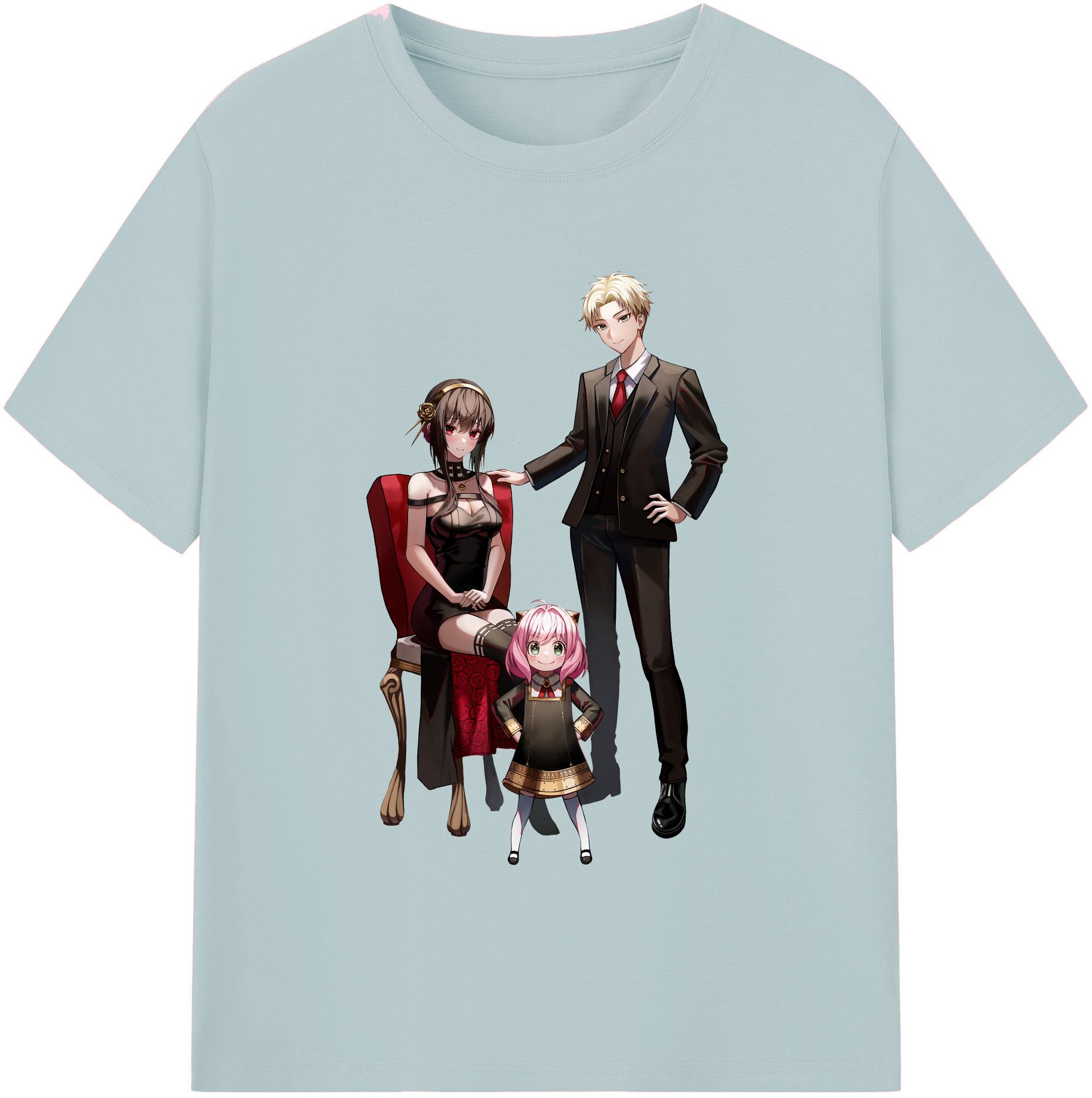 （画像用） SPY×FAMILY间谍家家酒 綿100％半袖Tシャツ（フロントプリント）